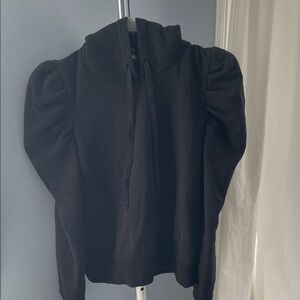 Express Black Hoodie Sweatshirt